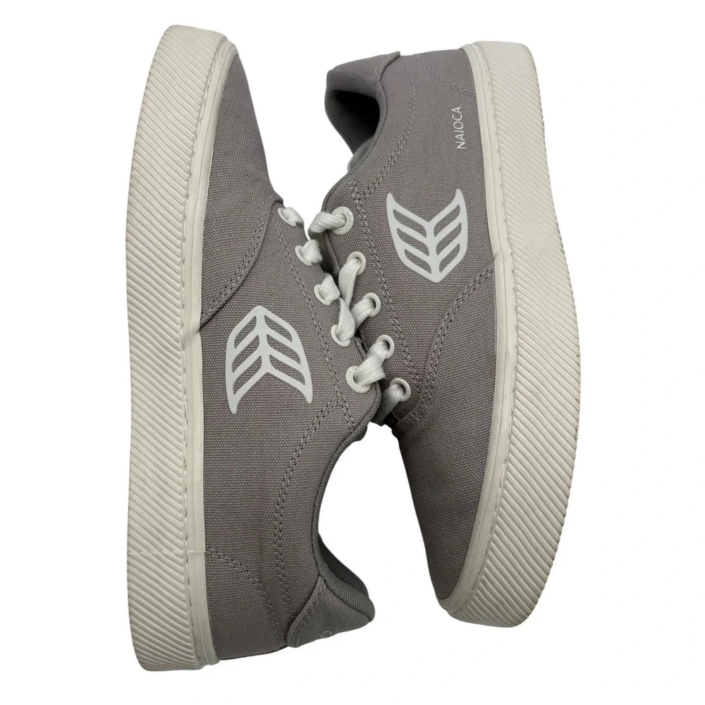 Cariuma Naioca‎ Mens 6.5 Women's 8 Canvas Low Top Skate Sneakers 601703G34W080